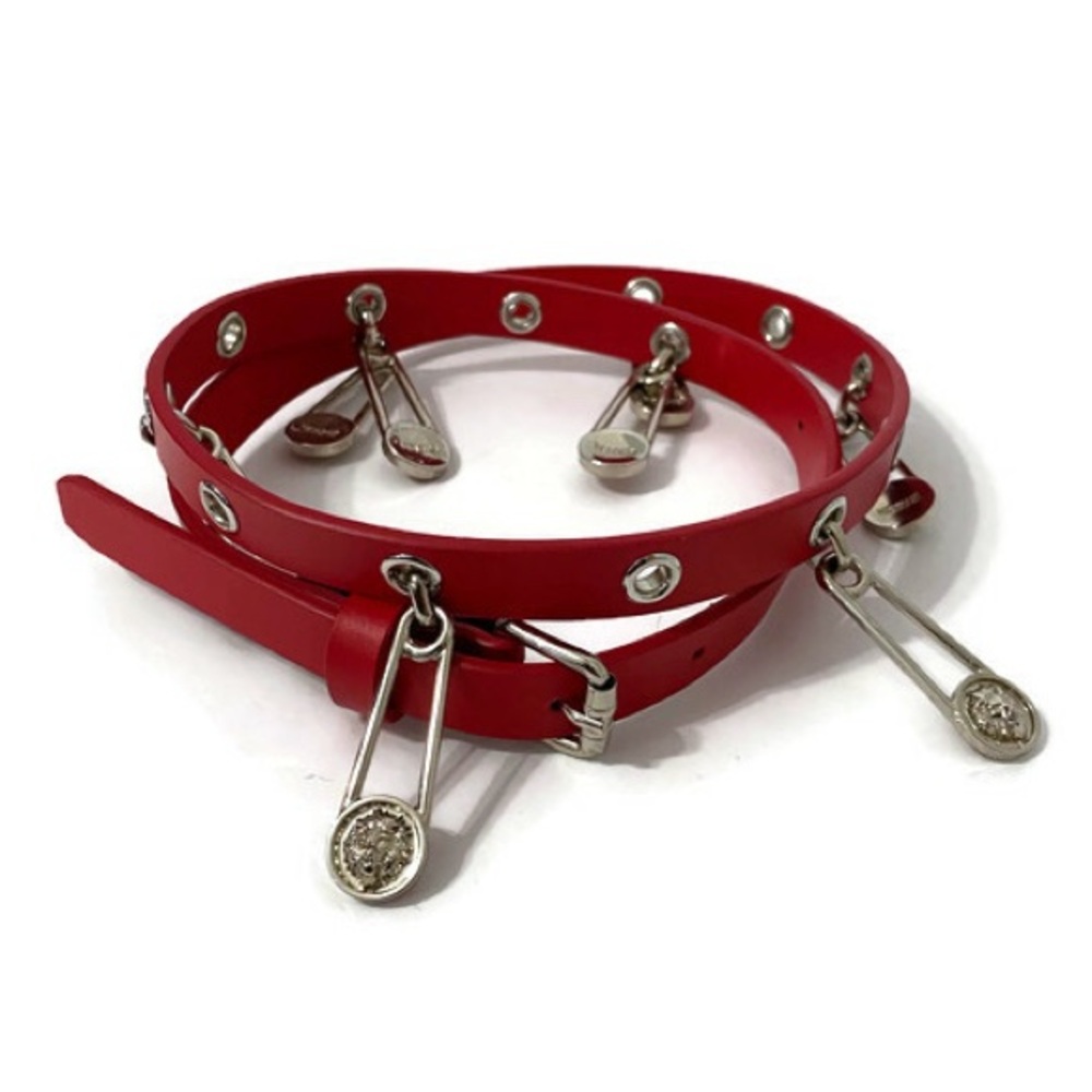 Versace Red Belt
